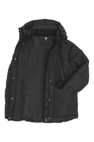 Doudoune à capuche - Noir