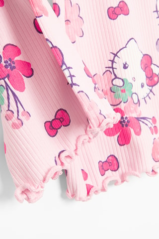 Pantalon Hello Kitty Sanrio - Rose et vert