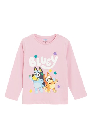 T-shirt Bluey et Bingo Bluey - Rose