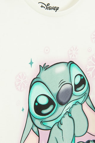 T-shirt Stitch Lilo et Stitch Disney - Blanc