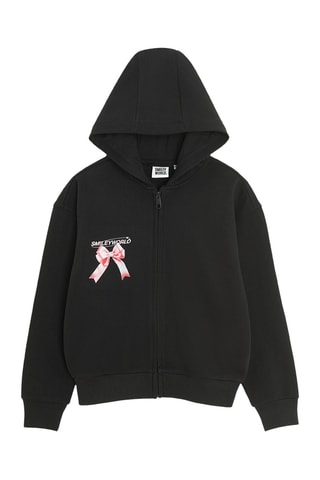 Sweat à capuche Smiley - Gris