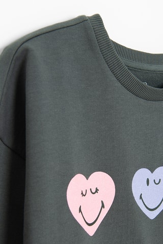 Sweat Smiley - Gris