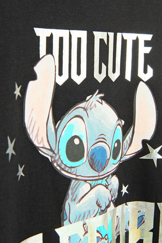 Sweat Stitch Lilo et Stitch Disney - Noir