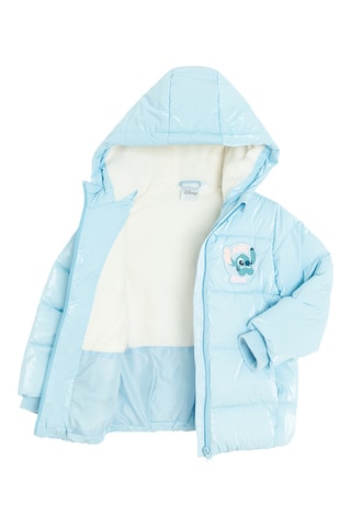 Doudoune à capuche Stitch Lilo et Stich - Ciel