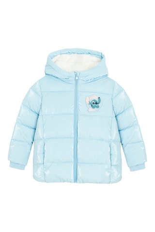 Doudoune à capuche Stitch Lilo et Stich - Ciel