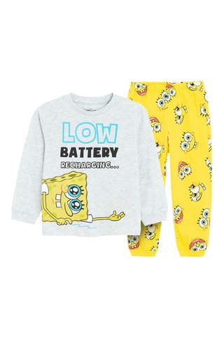 Pyjama Bob l’éponge - Jaune et gris