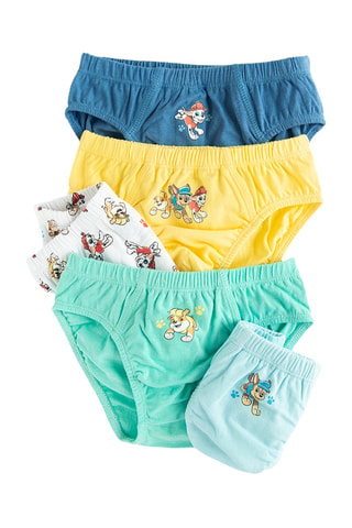 5 slips Pat’ Patrouille - Jaune et vert