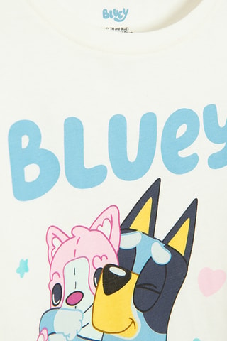 Pyjama Bluey - Blanc et rose