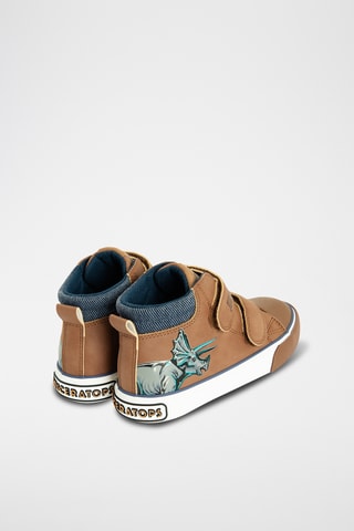 Baskets montantes Jurassic World - Marron