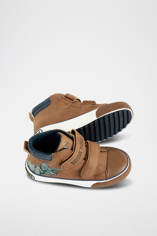 Baskets montantes Jurassic World - Marron