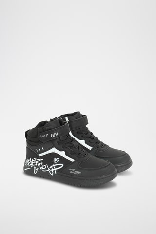 Baskets montantes - Noir