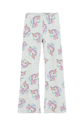 2 jeggings - Violet et gris