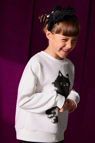 Sweat et pantalon - Blanc et noir