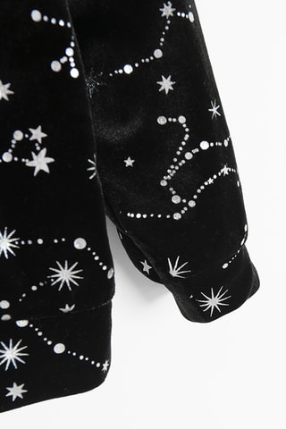 Sweat en velours - Noir