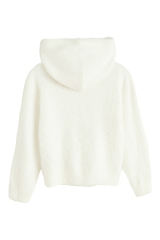 Pull à capuche - Blanc