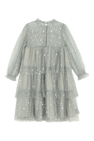 Robe volantée - Gris
