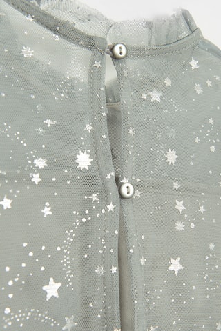 Robe volantée - Gris