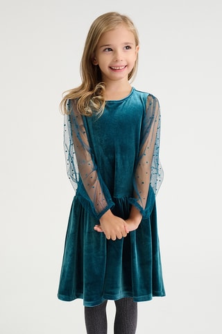 Robe en velours - Vert