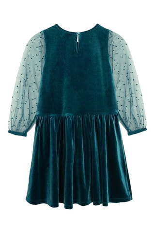 Robe en velours - Vert