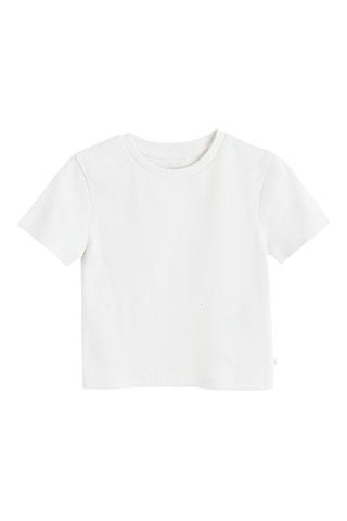 T-shirt et surchemise - Blanc et bleu cobalt