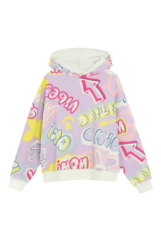 Sweat à capuche - Mauve