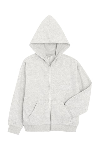 Sweat à capuche - Gris chiné