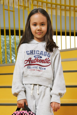 Sweat à capuche - Gris chiné