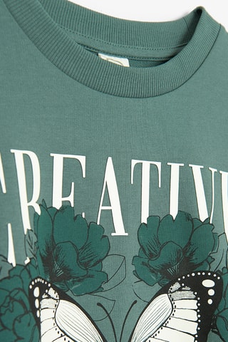 Sweat - Kaki et vert foncé