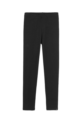 2 leggings - Noir et marron clair