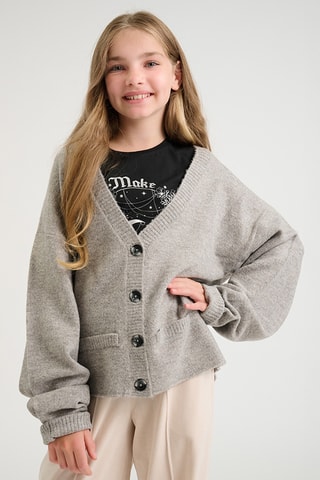 Gilet - Gris clair chiné