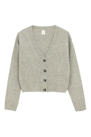 Gilet - Gris clair chiné