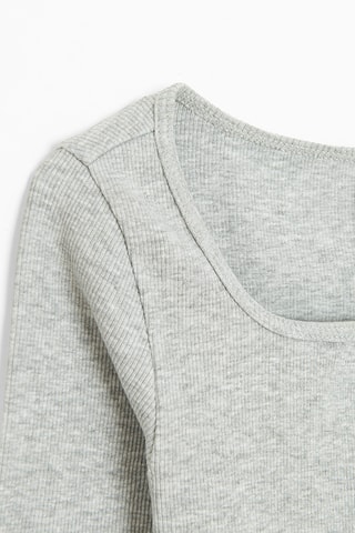 T-shirt - Gris clair chiné