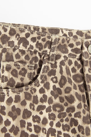 Jean cargo - Beige et marron