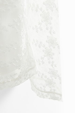 Blouse en dentelle - Blanc