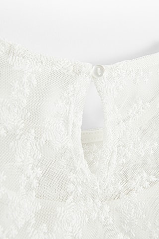 Blouse en dentelle - Blanc