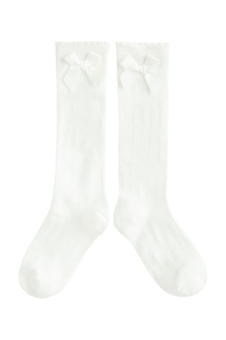 Chaussettes hautes - Blanc