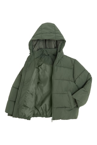 Doudoune à capuche - Vert foncé