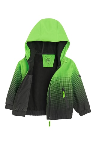 Veste à capuche tie and dye - Vert clair