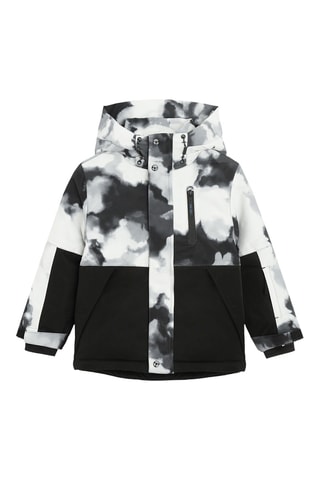 Parka de ski à capuche - Noir