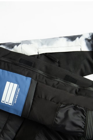 Parka de ski à capuche - Noir