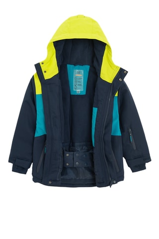 Parka de ski à capuche - Bleu marine