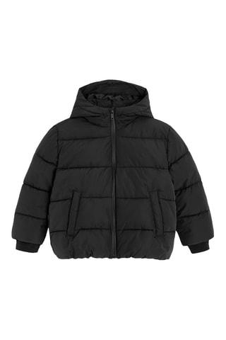 Doudoune à capuche - Noir