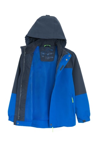 Parka 2-en-1 - Bleu électrique et bleu marine