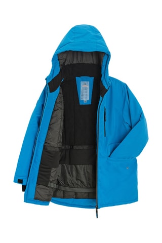 Parka de ski à capuche - Bleu pétrole