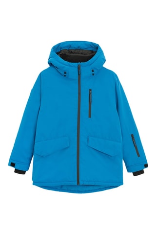Parka de ski à capuche - Bleu pétrole