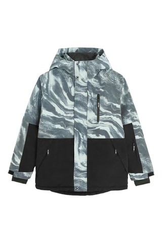 Parka de ski à capuche - Noir