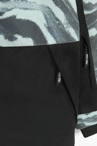 Parka de ski à capuche - Noir