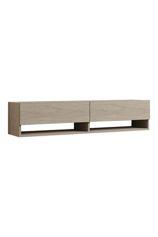 Meuble TV 2 abattants Arges - 141 x 31 x 30 cm