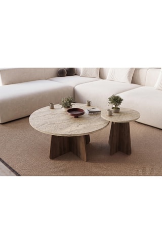 2 tables basses - 70 x 40 x 70/ 40 x 47 x x 40 cm