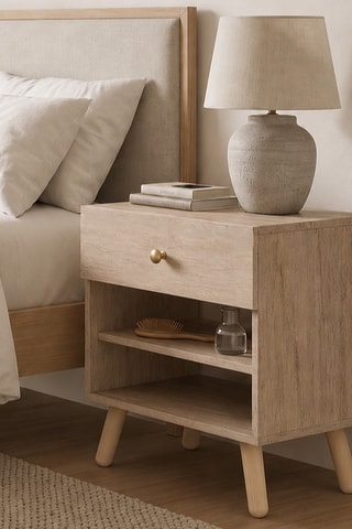Table de chevet 1 tiroir - 60 x 60 x 41,8 cm